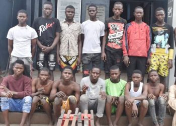Police arrest 17 suspected armed  hoodlums terrorizing Lagos residents
