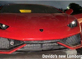 Davido acquires brand new Lamborghini