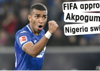 FIFA approves Akpoguma Nigeria switch