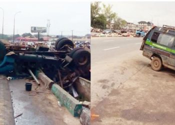 Two dead, three seriously injured  as two vehicles collide in Onitsha
