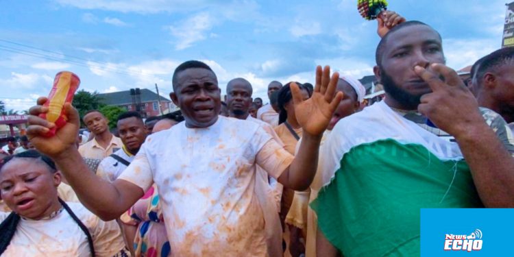 Cleric worried over bad roads in Imo, leads protest