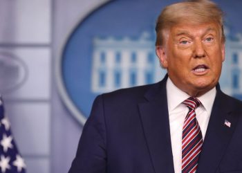 US election aftermath: Trump says ‘time will tell’ who’ll be in charge in January.