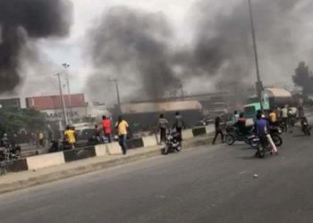 Task force, Okada riders clash on Oshodi-Apapa Expressway