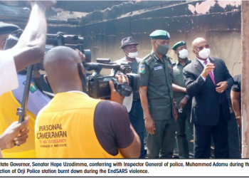 Uzodimma tasks Imo  gully erosion contractor on quality, timely completion