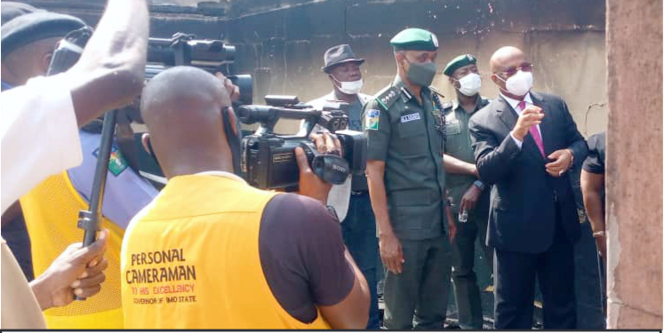 Uzodimma tasks Imo gully erosion contractor on quality, timely completion