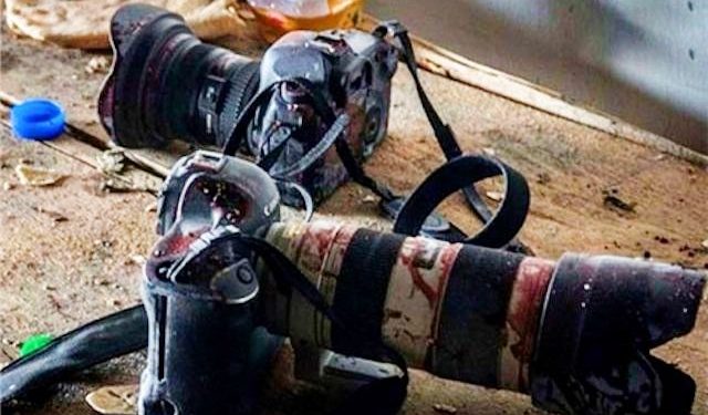 Journalist gunned down while covering a news story