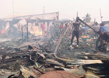 Goods worth millions  destroyed as arsonists set  Bayelsa market ablaze