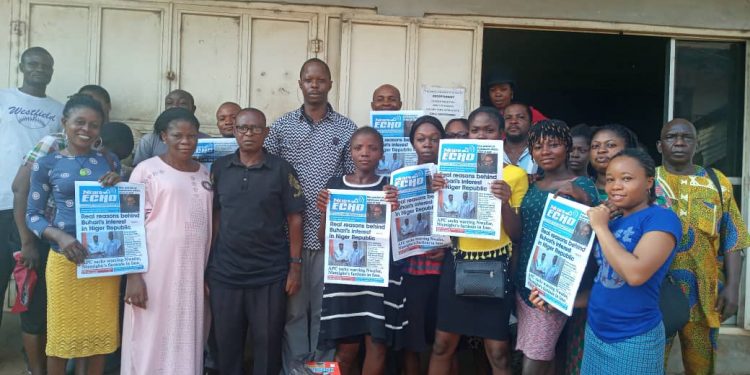 The official launching of NEWS ECHO Newspaper in Akwa, Anambra state