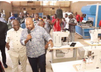 Aba shoe factory begins mass production, Ikpeazu calls for orders