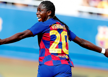 Oshoala on fire, scores brace in Vallecano’s 7-0 demolition