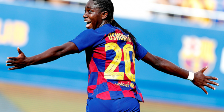 Oshoala on fire, scores brace in Vallecano’s 7-0 demolition