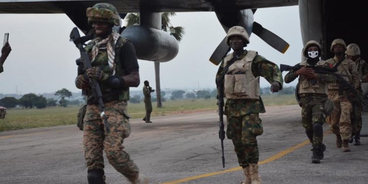Military confirms killing of scores of terrorists in air strike