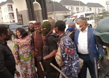 Former Imo gov Okorocha arrested over attempted forceful reclaim of sealed estate(VIDEO)