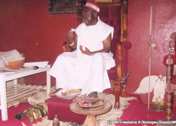 Concept of Igbo enweghi  eze (has no king) absurd