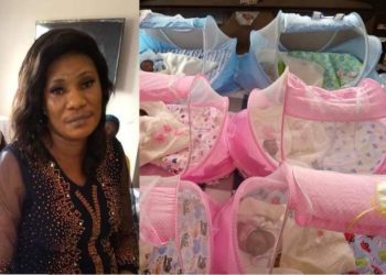Woman gives birth to  sextuplets after six years  of giving birth to twins