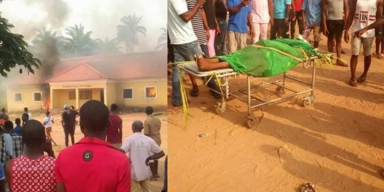 Imo youths burn another police station over alleged murder of kinsman