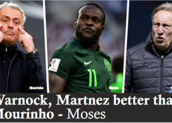 Warnock, Martnez better than Mourinho – Moses