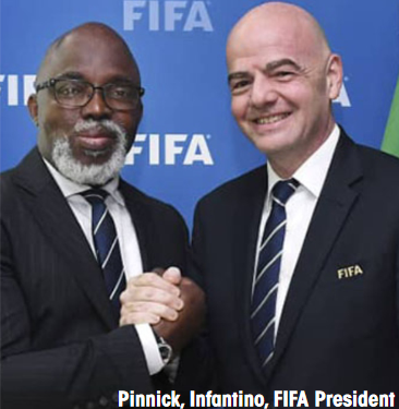 Pinnick not CAF 5th vice president, says NFF