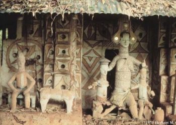 Discovered evil shrine: Natives recover own  photographs, rush to churches for deliverance