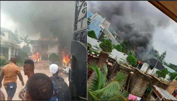 Burnt Imo governor’s house:  Time to negotiate peace