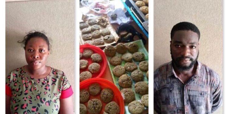 Female under-graduate, boyfriend nabbed for selling drugged cookies