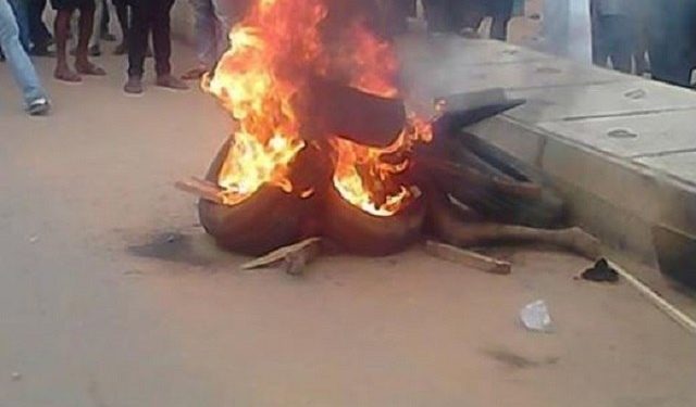 Suspected thief burnt to death in Onitsha for stealing handkerchief