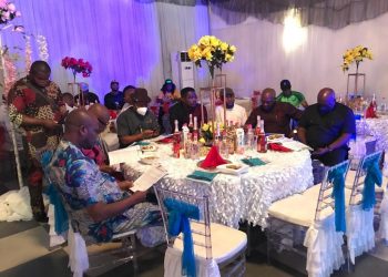 The guests at the unveiling/launching of News Echo newspaper and News Insider magazine last Friday held at Royal Entertainment center.