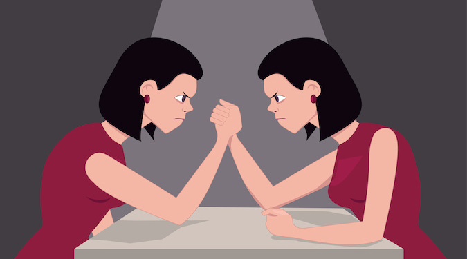 Competing with self