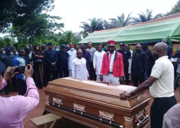 Mining pit disaster: APC youth leader laid to rest amidst tears, wife gets employment