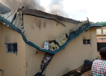 Gunmen set Awgu INEC building on fire as fear grip residents