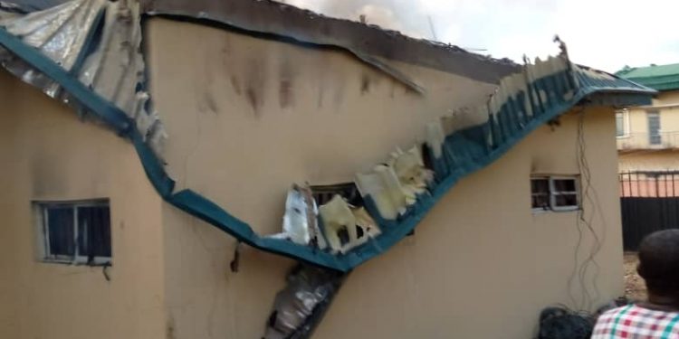 Gunmen set Awgu INEC building on fire as fear grip residents