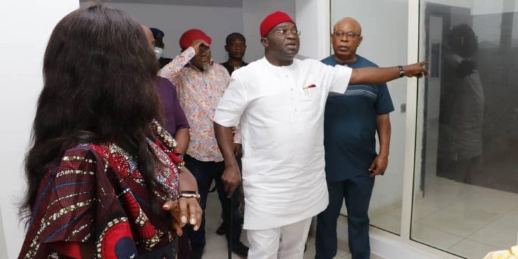 Ikpeazu inspects mother, child hospital