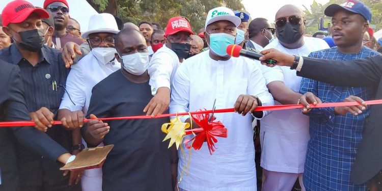 Jubilation in Akpugo community as Enugu Governor Inaugurates multi-million naira road project
