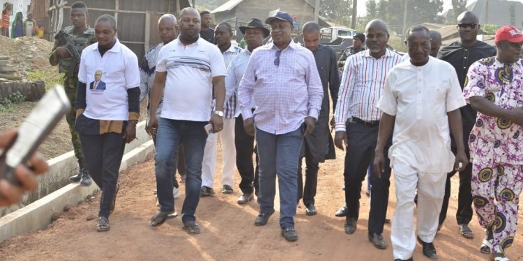 Senator Nnachi inspects ongoing projects across Ebonyi South