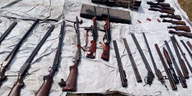 NSCDC uncovers 33 guns, other items from bandits hideout in Imo