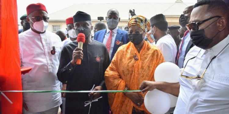 Osinbajo extols Buhari, Uzodimma for attracting MSME Clinic to Imo