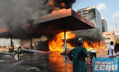 Minister’s petrol station gutted by fire