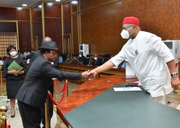 Uzodimma urges Acting President, Owerri Customary Court of Appeal to live above board