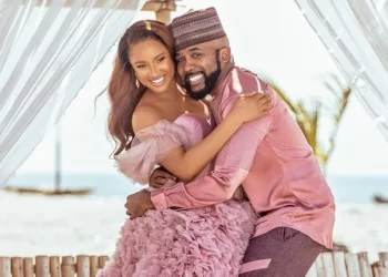 Banky W and Adesua Etomi celebrate their son as he turns 1