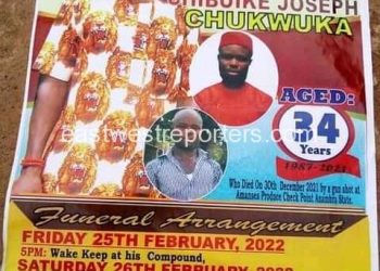 Bloodbath! …Gunmen massacre over 20 at Anambra burial
