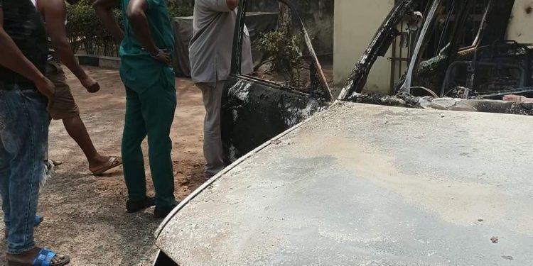 Ex-female Reps member in shock, as hoodlums burn house, cars