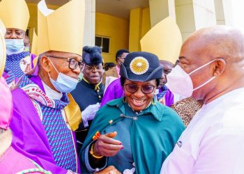 Uzodimma congratulates Archbishop Ugorji, Obinna