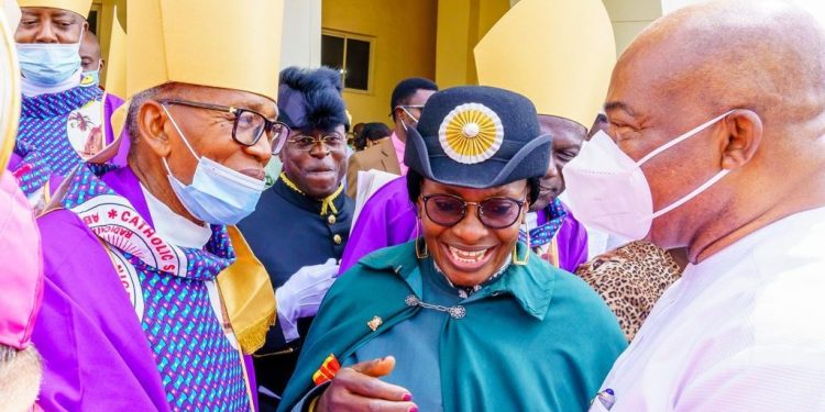 Uzodimma congratulates Archbishop Ugorji, Obinna