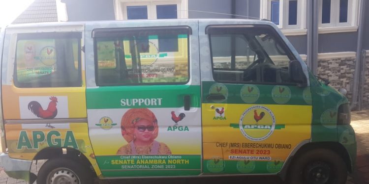 Anambra North Stakeholder donates bus to APGA Senatorial Aspirant – Osodieme