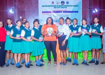 World Menstrual Day: NAWOJ in partnership with De King Charity Foundation trains girls on menstrual hygiene, life skills