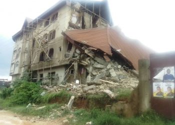 3-storey building collapses in Umuahia