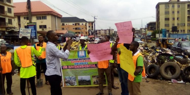 JDPC creates awareness on wastes disposal, decries poor environment sanitation