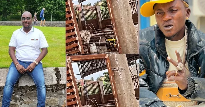 Obi Cubana, others react as Portable shows off his restaurant which is currently under construction