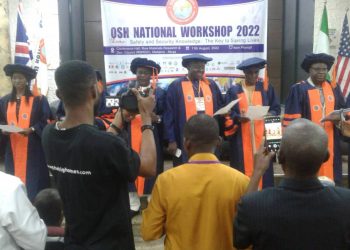 Evang. Uzodinma Inducted into Fellowship of OSH Association, UK.