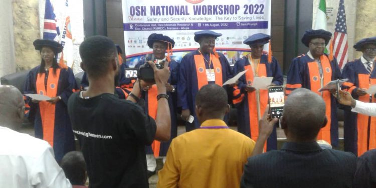 Evang. Uzodinma Inducted into Fellowship of OSH Association, UK.